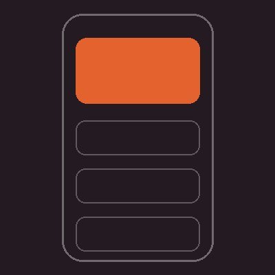 Mobile UI design sample